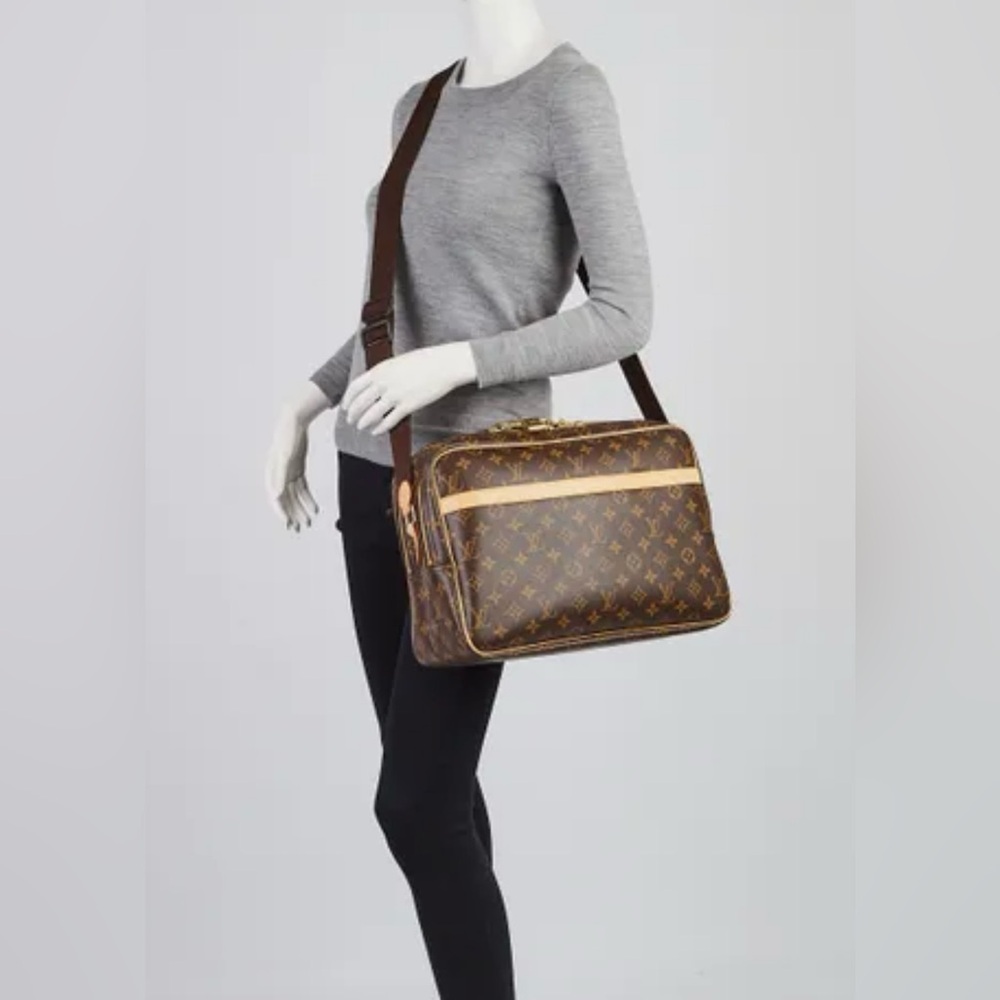 🏅NEVER USED🏅Louis Vuitton Monogram Reporter GM Shoulder Bag - Picture 2 of 12
